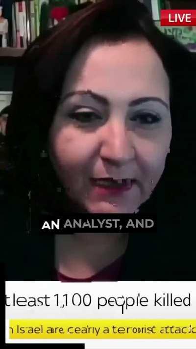 It's my great honour to introduce you to former PA spokesperson, Nour Odeh