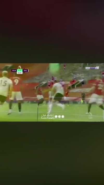 Pogba dribble against Sheffield United