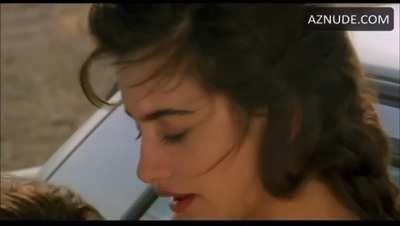 Young Penelope Cruz getting her titties sucked in her first movie