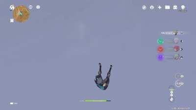 I was trying to reach that Hilichurl and this happened