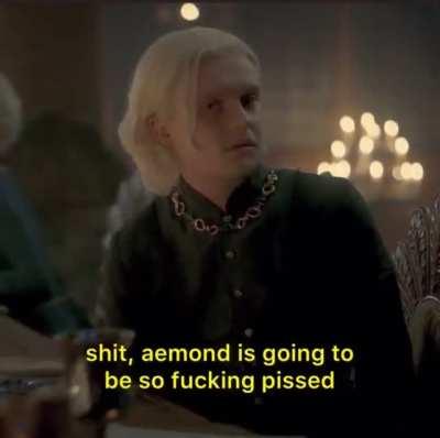 What that look Aemond and Aegon exchanged meant 😩