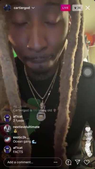 Cartier reminding us that DRiP is forever