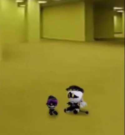 they got stuck in the backrooms