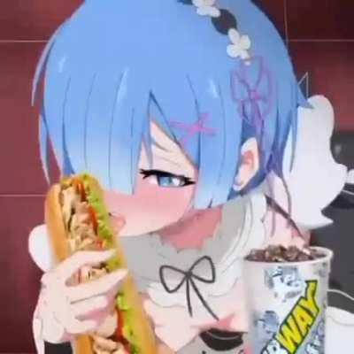 Bitch that ain't how you eat subway