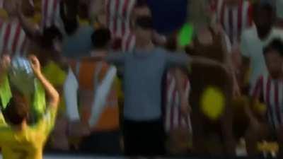 we may have succeeded but ball boy is still MVP of that match