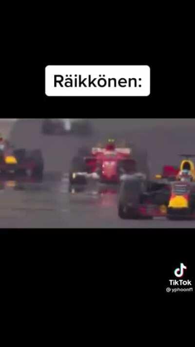“Räikkönen slamming into the barrier!”