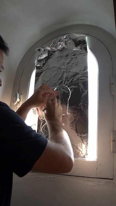 I turned a Parisian apartment into a reversed camera Obscura