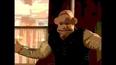 hustle bones but its cursed live action wallace and gromit [OC sadly]