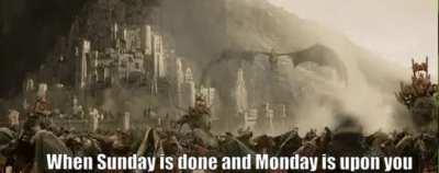 Theoden king stands alone...