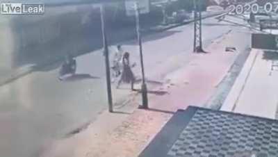 HMFT after I get hit with a brick by a random woman