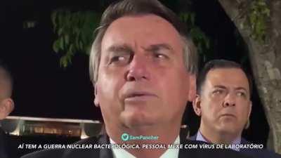 Bolsonaro diz que a Covid-19 pode ser um vírus da “guerra nuclear bacteriológica” que escapou de um laboratório
