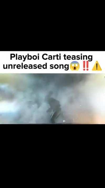Playboi Carti teasing unreleased song