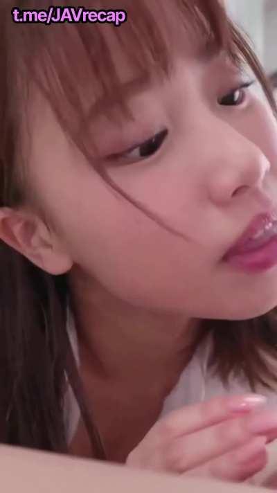 Getting sucked off by a Japanese nurse