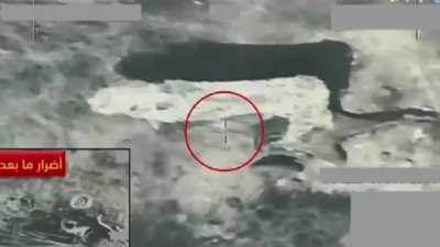 Targeting and destroying a Houthi Katyusha rocket launcher by the Saudi Air Force in Yemen - Saada (date unknown)