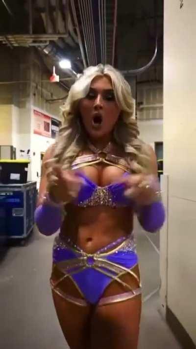 Tiffany Stratton after smack down win