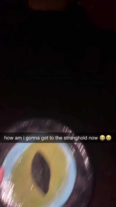 That was my last eye of ender 😭