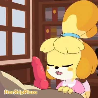 Isabelle blowjob (StarshipPizza)