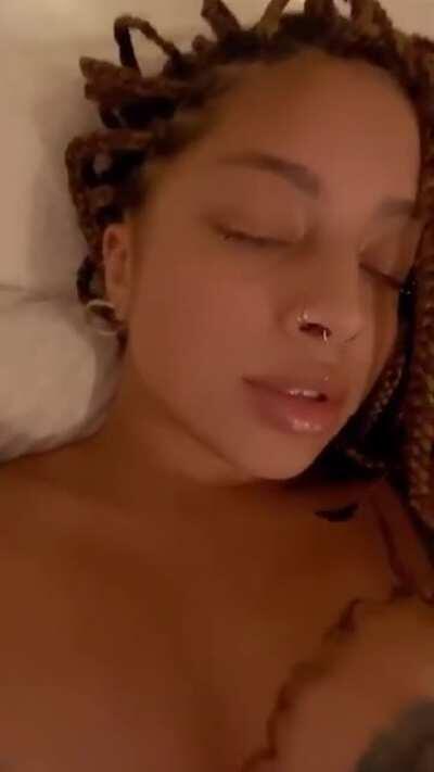 Kiana Lede tits tease