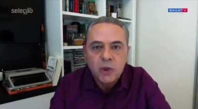 A indignação do Luiz Roberto com a decisão do governo Bolsonaro de sediar a copa América prestes a enfrentarmos a 3ª onda da pandemia