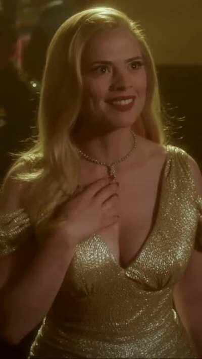 Hayley Atwell as a blonde