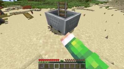 If Dream ever does 1.15 manhunts he should throw off the hunters with this insane glitch.