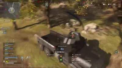 Teammate took truck marker from guy he killed and we ended up with 2 trucks!!