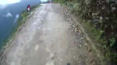 HMFT after I mountain bike down a hill