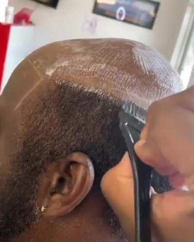 Barber transforms his customer from looking 77 to 27