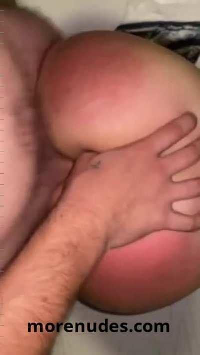 Latina gets spanked and creamy from backshots