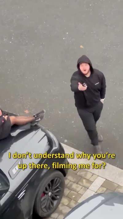 Confusing cars for public benches