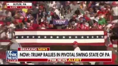 Donald Trump shot video live 