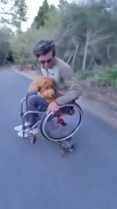 This guy is very brave