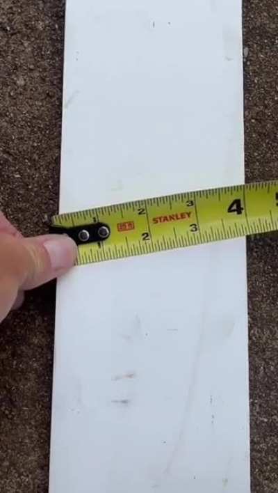 How to find the center of an uneven board.