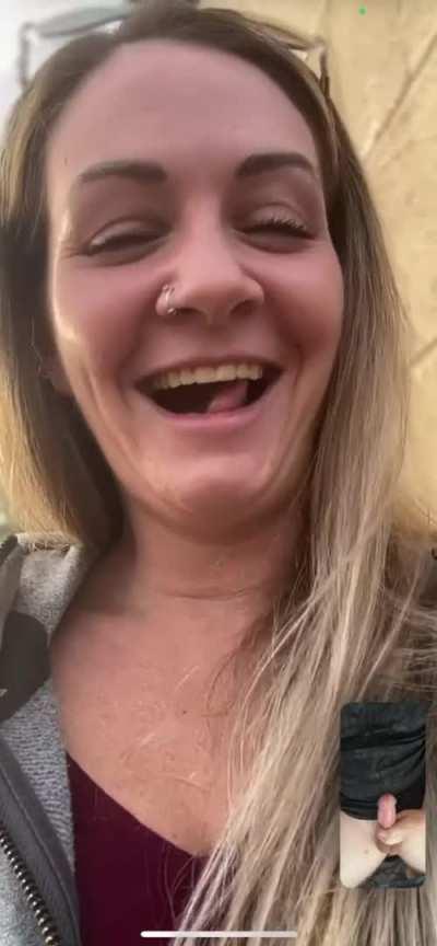 Cute MILF neglects my bros football practice to watch me beat my meat on facetime