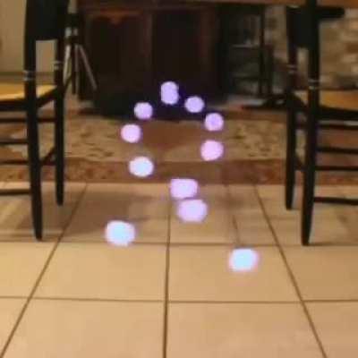 series of pendulums of different lengths