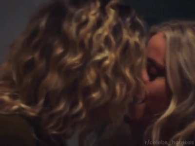 Olivia Taylor Dudley & Riley Dandy WILD tongue kissing scene