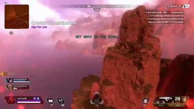 *Hears gunshots in the distance.* Octane: