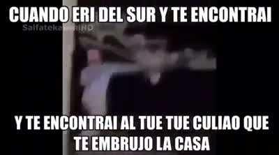 Como chucha salgo del sur