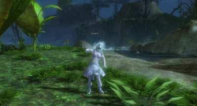 Got stuck in swim animation... HAD to make her dance.