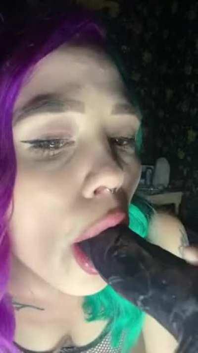 practicing c: may have ruined my makeup