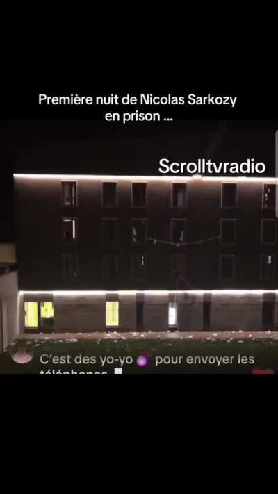 Inmates are accepting donations to shout slurs at the ex Fr*nch president