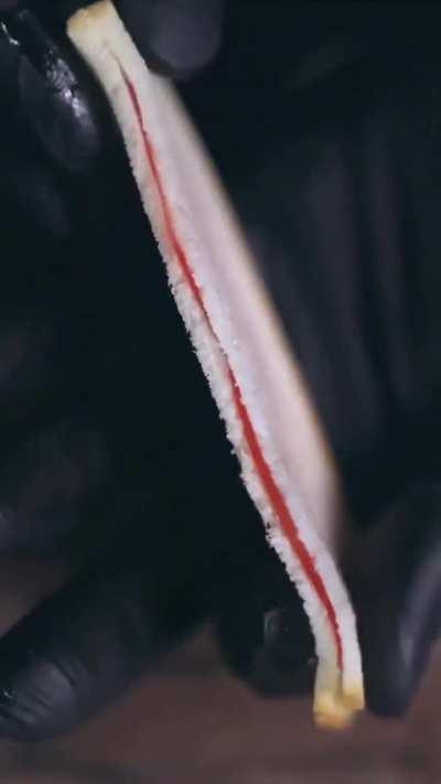 The thinnest sandwich you will ever see..