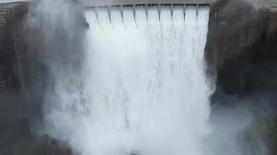 Katse Dam Overflowing 29/12/2022