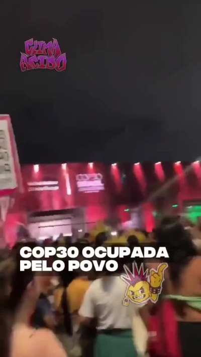 Protesto e invasão na COP 30