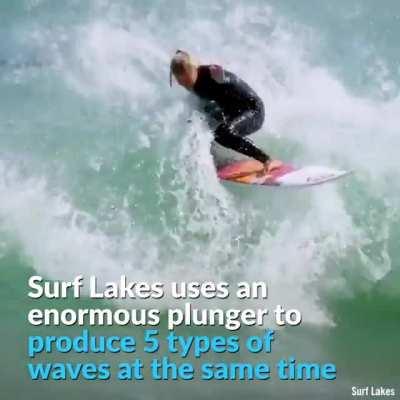 Приблуда для создания волн серферам