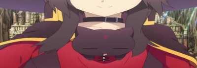 Wide Megumin takes a walk