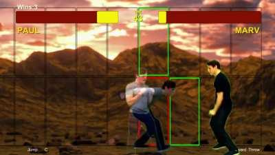 In my spare time I have been developing a simultaneous turn-based adapation of the 2D fighting game genre. The game mechanics emulate fundamental fighting game concepts such as 