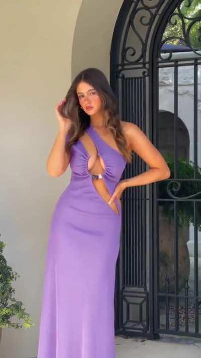 Ella | purple attire 