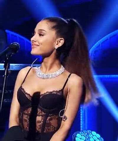 Ariana Grande thanking everyone for jerk off to her💦