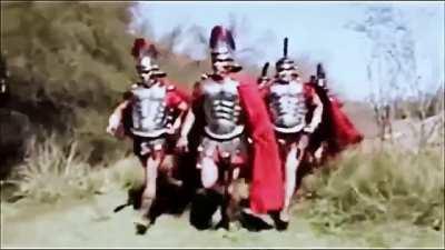 The recreation of the fall of the Roman Empire by Edgar The Great from Mexico